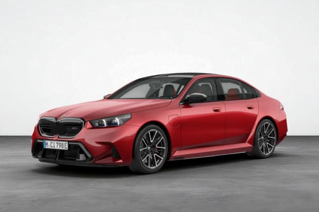 Bmw M5 Dragon Fire Red Metallic Color Image